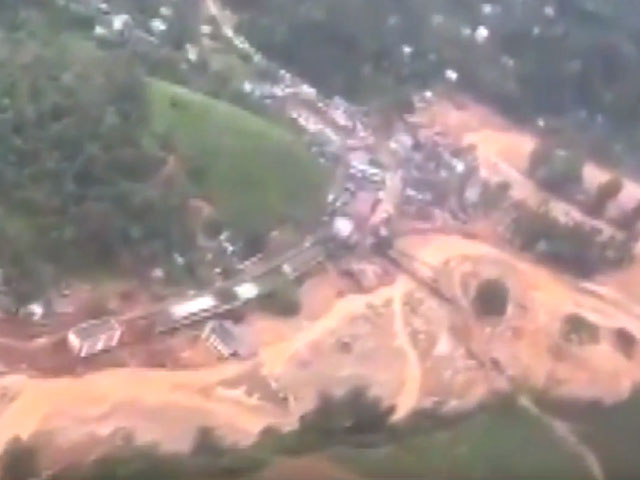 Indian Air Force Conducts Aerial Survey To Review Destruction In Wayanad