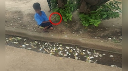 चॉकलेट चोरल्याचा संशय, तिसरीच्या मुलाला झाडाला बांधलं, पुढे मात्र...