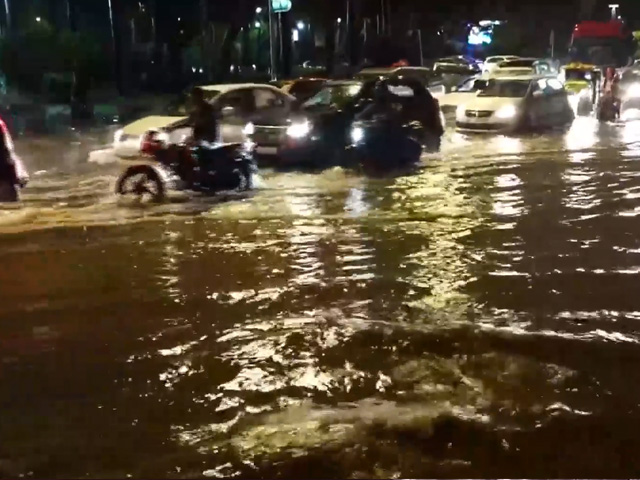 Flooded Roads, Waterlogged Streets Across Delhi Amid Heavy Rain