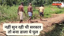 Desi Jugaad: ग्रामीणों के देसी जुगाड़ ने सरकार को दिखाया आईना, बना डाला लकड़ी से ईको पुल, होने लगी तारीफ