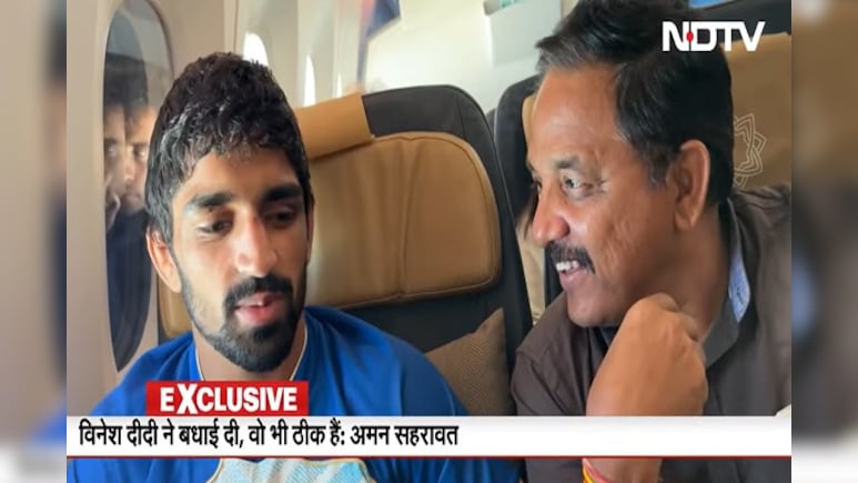 NDTV EXCLUSIVE: "3.5 किलो वजन बढ़ गया था.", रात भर क्या करके घटाया वजन, अमन सहरावत ने बताया