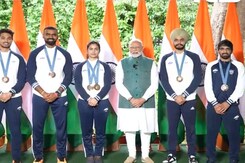 PM Narendra Modi Meets Indian Paris Olympics Contingent PM Narendra Modi Meets Indian Paris Olympics Contingent