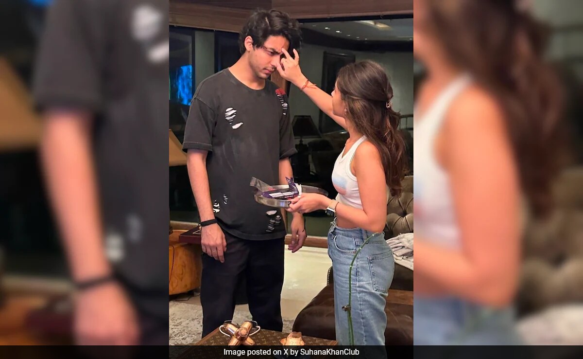 Crazy Viral: A Pic From Aryan Khan And Suhana's Raksha Bandhan Celebrations