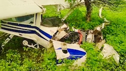 Trainer Aircraft Crashes In Madhya Pradesh's Guna Injuring Two Pilots