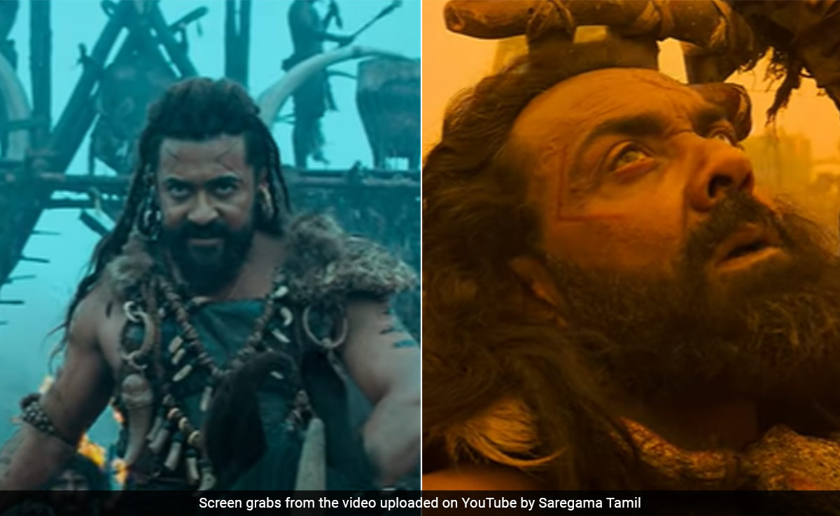 <i>Kanguva</i> Trailer: Suriya And Bobby Deol's Epic Showdown In A Tribal World