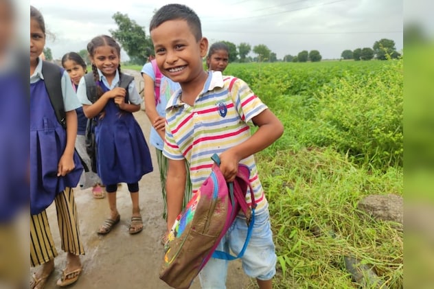 Student in Muddy Road Student in Muddy Road