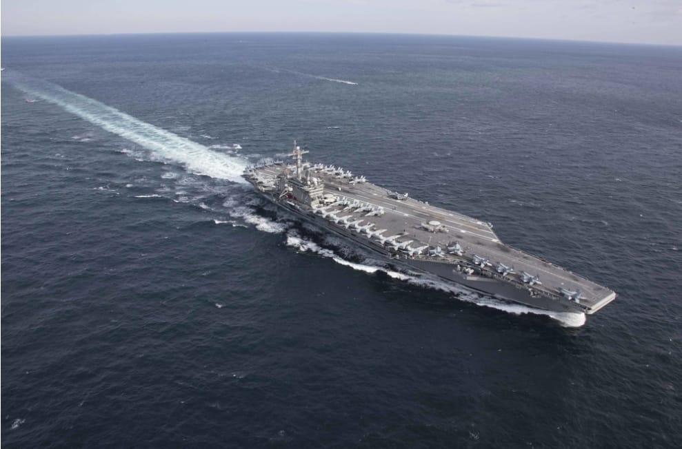 US Deploys Aircraft Carrier In Middle Eastern Waters Amid Tensions With Iran