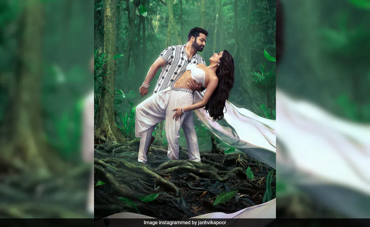<i>Devara</i> New Poster: Jr NTR And Janhvi Kapoor Straight Out Of A Fairytale