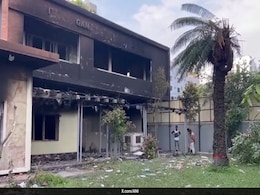 Video: What Remains Of Indira Gandhi Centre, Torched Amid Dhaka Violence Video: What Remains Of Indira Gandhi Centre, Torched Amid Dhaka Violence