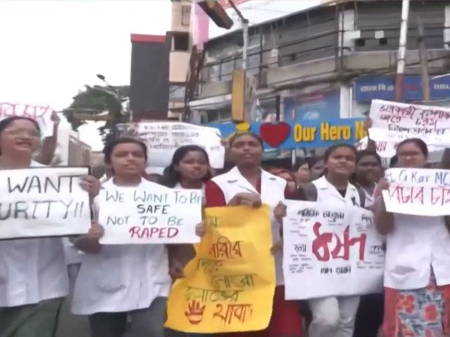 Protests In Bengal Over Rape And Murder Of Medical Student