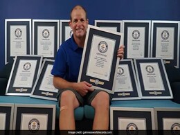 US Man, Dubbed "Serial Record Breaker", Sets 15 Guinness World Records In Single Day US Man, Dubbed "Serial Record Breaker", Sets 15 Guinness World Records In Single Day