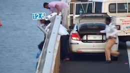 Video: Woman Tries To Jump Off Mumbai's Atal Setu, Saved By Driver, Cops
