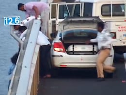 Video: Woman Tries To Jump Off Mumbai's Atal Setu, Saved By Driver, Cops