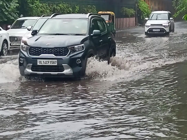Flooding, Massive Traffic Jams In Delhi After Overnight Rain