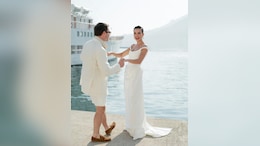 Amy Jackson And Ed Westwick Are "Sailing Into Forever" Dressed In Dreamy White OOTDs