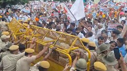 पाली में सीरवी समाज का कलेक्ट्रेट पर बड़ा विरोध-प्रदर्शन, पुलिस से धक्कामुक्की, दो महिलाएं घायल