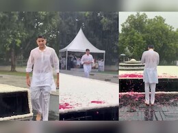 Sachin Pilot: बारिश में तरबतर सचिन पायलट का वीडियो वायरल, राजीव गांधी के समाधि स्थल की कर रहे परिक्रमा 