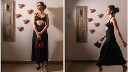 Taapsee Pannu's Fabulous Black Cutout Dress Sets Weekend Style Goals Like Nothing Else