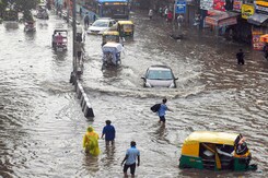 Severe Waterlogging, Traffic Congestion In Delhi After Heavy Rainfall Severe Waterlogging, Traffic Congestion In Delhi After Heavy Rainfall