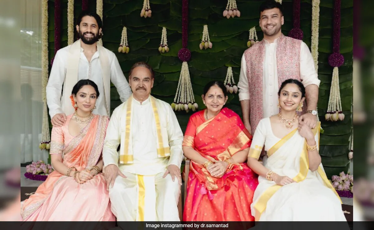 Samanta Dhulipala Shares New Pics From Sister Sobhita's Engagement To Naga Chaitanya