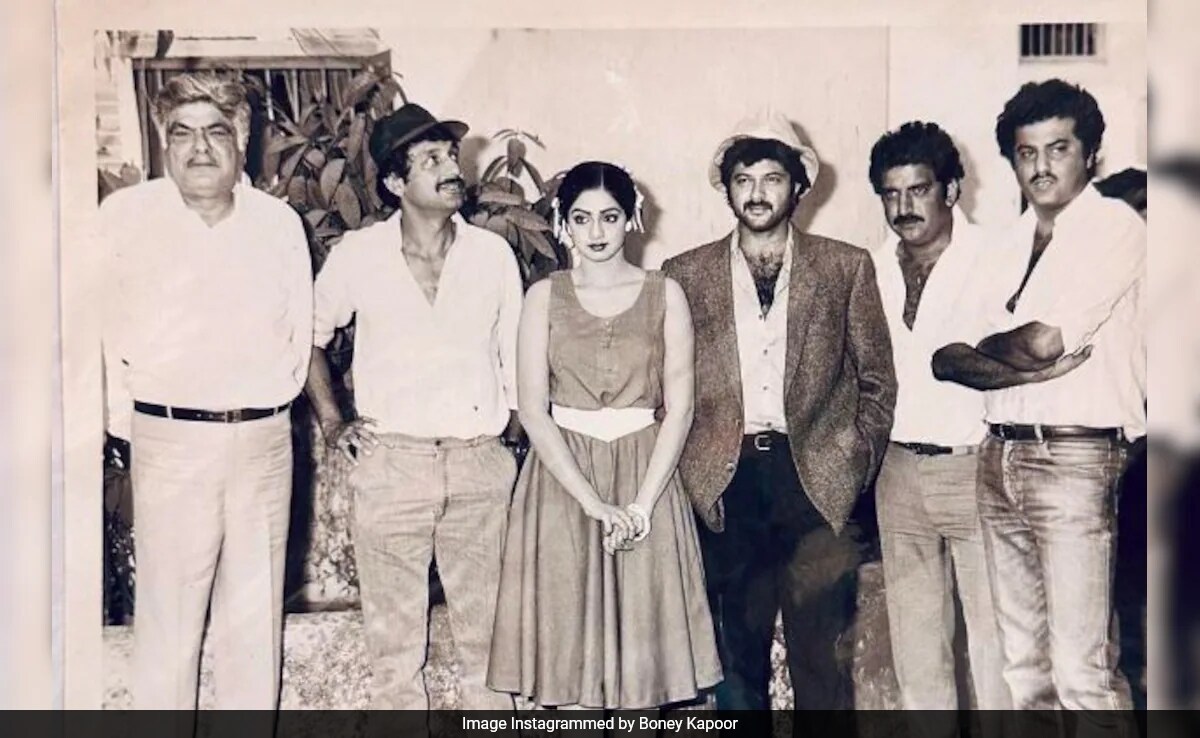 Boney Kapoor's Throwback Gold With Sridevi And Anil Kpaoor: "Just Before First Day Shoot <i>Mr India</i>"