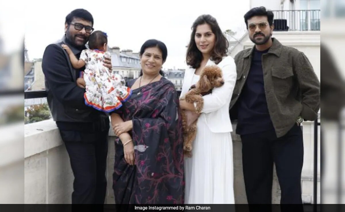 On Chiranjeevi's Birthday, Upasana Shares Famjam Pic With Ram Charan And Klin Kaara
