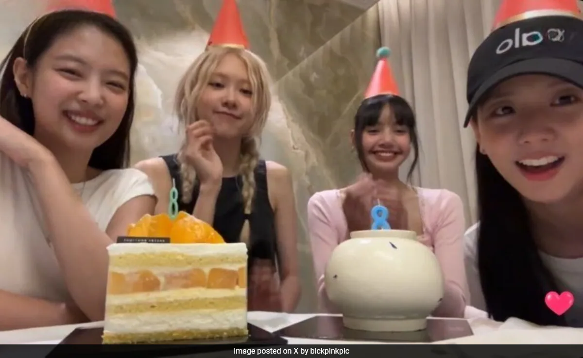 BLACKPINK Turns 8: Jennie, Jisoo, Rose And Lisa Reunite After 9 Months To Celebrate. See Pics