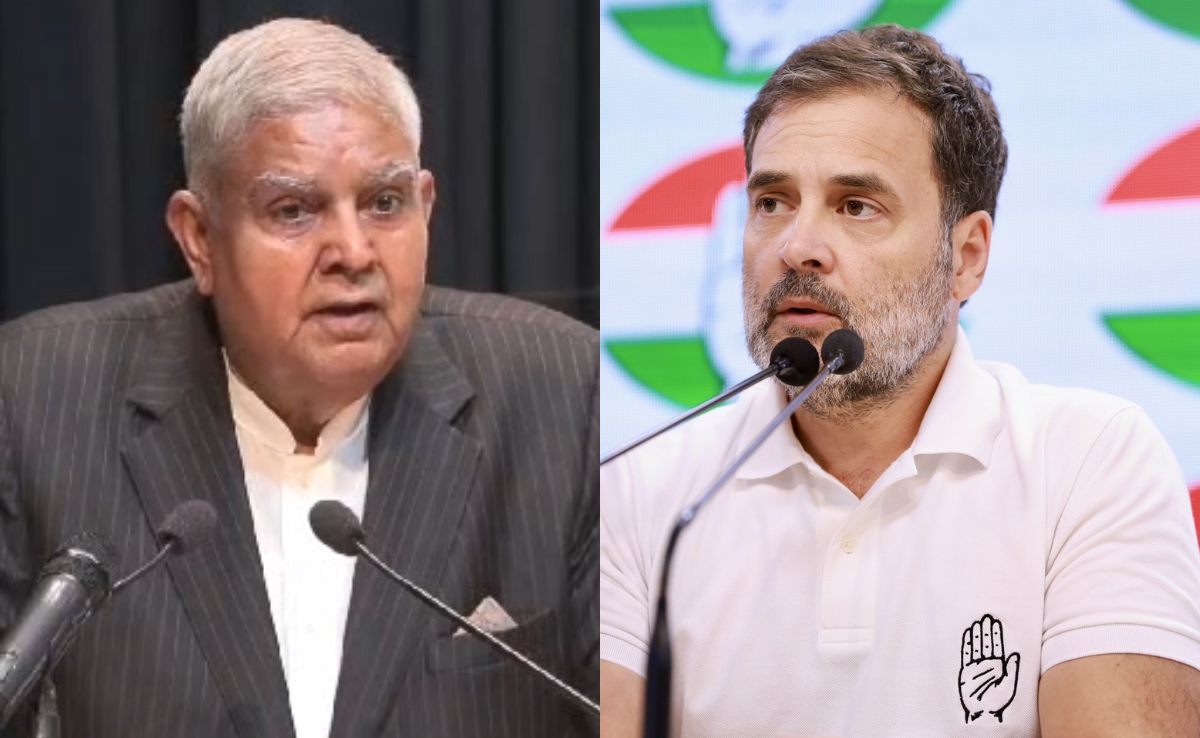 Person In Constitutional Post Trying To Destroy Economy: Jagdeep Dhankhar