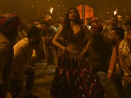 Mouni Roy's Scintillating <i>Ghagra Choli</i> Perfectly Matched Her Groovy Steps In Her New Song