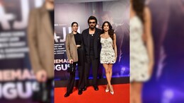 Janhvi Kapoor's Cheer Squad At <i>Ulajh</i> Screening - Siblings Khushi And Arjun Kapoor