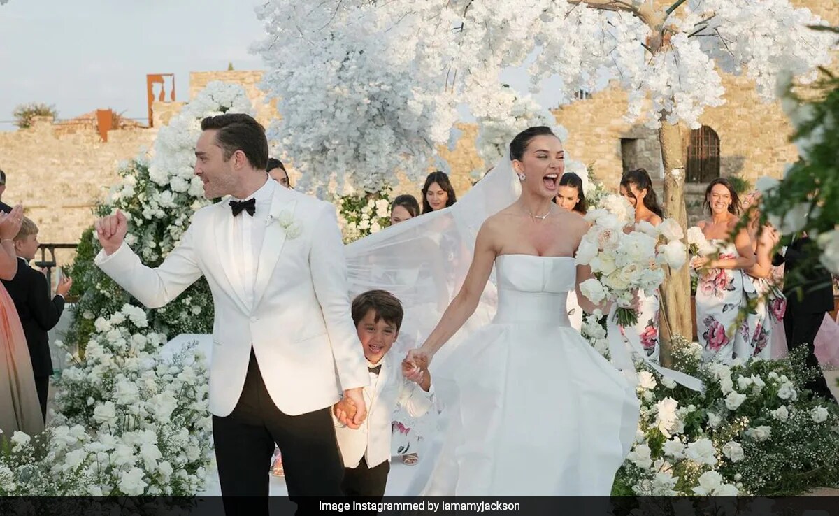 Amy Jackson's Son Adorably Stole The Show At Her Wedding To Ed Westwick