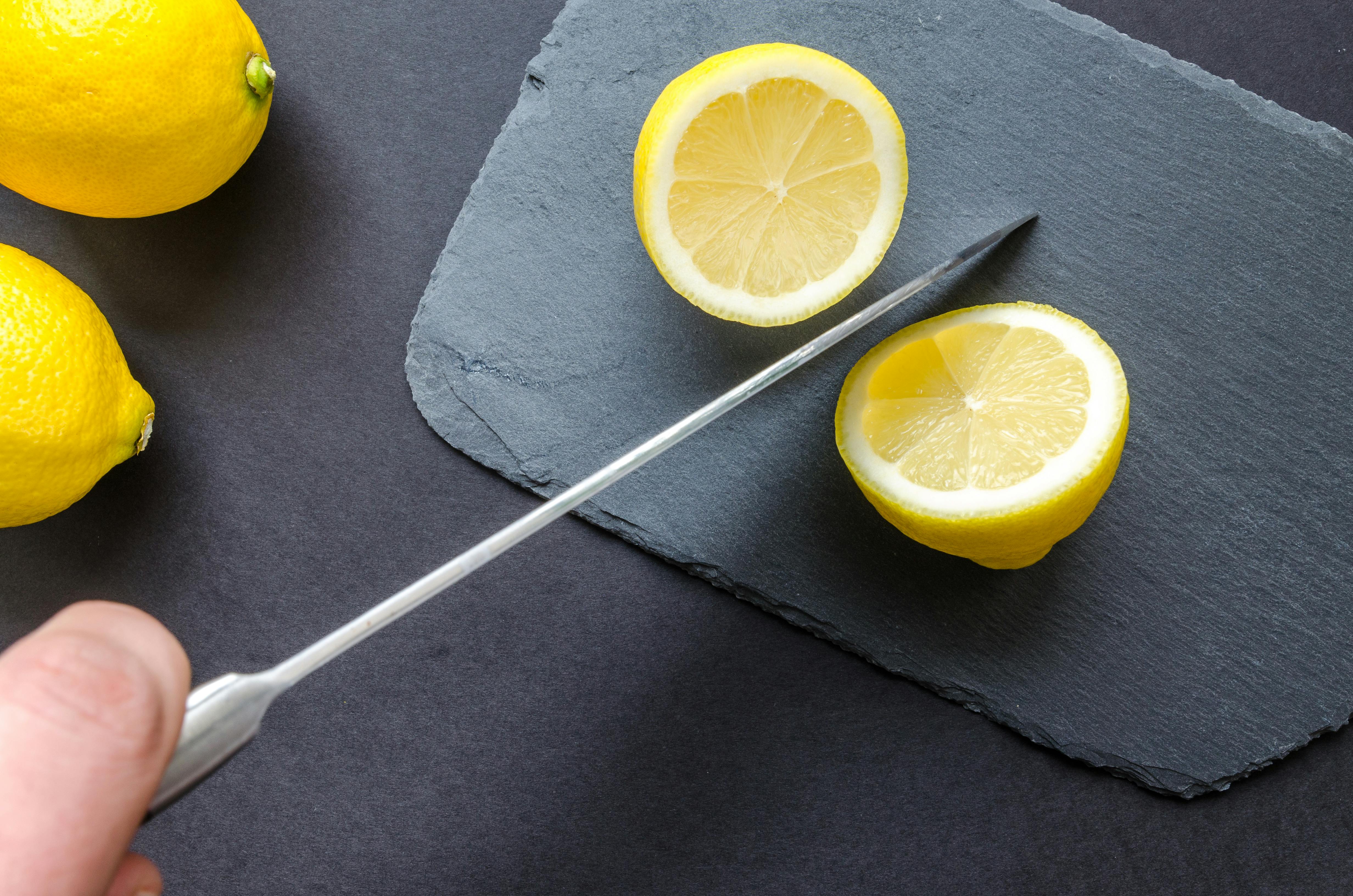 Despite being acidic, lemons have an alkalising effect on the body once metabolised