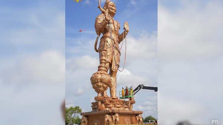 अमेरिका में हनुमान जी की 90 फीट ऊंची मूर्ति तोड़ने की धमकी, चुनाव से पहले हिंदू के खिलाफ नफरत कौन फैला रहा?