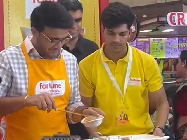 Watch: Sourav Ganguly Cooks Hilsa Fish At Kolkata Food Fest