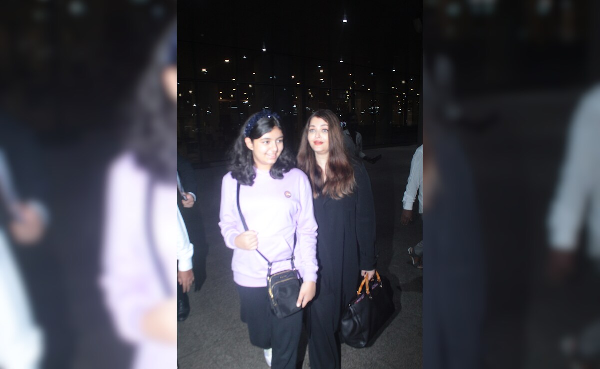 Done With New York Holiday, Aishwarya Rai Bachchan Returns To Mumbai With Daughter Aaradhya