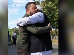In PM Modi's Historic Ukraine Visit, A Hug And Handshake With Zelensky In PM Modi's Historic Ukraine Visit, A Hug And Handshake With Zelensky
