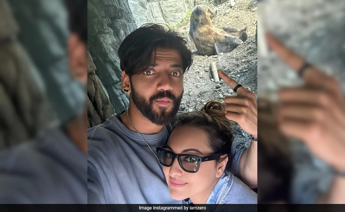 Zaheer Iqbal And "BAE" Sonakshi Sinha's Holiday Pic Photobombed By A Bear