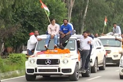 Vinesh Phogat On Her Way To Native Village Balali In Haryana Vinesh Phogat On Her Way To Native Village Balali In Haryana