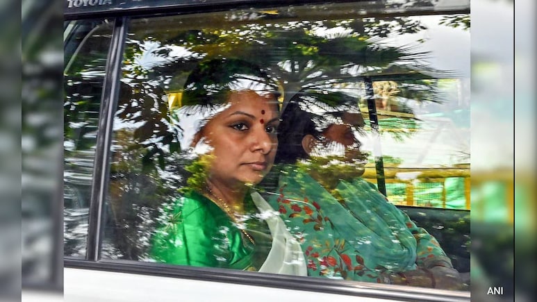 Harish Rao Used Kaleswaram Funds For Election of 25 MLAs: K Kavitha Harish Rao Used Kaleswaram Funds For Election of 25 MLAs: K Kavitha