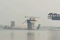 Watch: Under Construction For 9 Years, Bridge In Bihar Collapses For 3rd Time Watch: Under Construction For 9 Years, Bridge In Bihar Collapses For 3rd Time