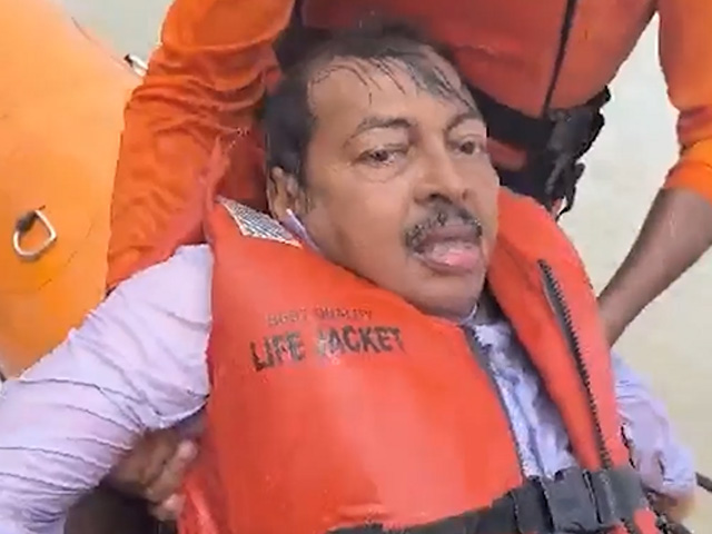On Inspection Duty, Bihar Official Swept Away By River, Rescued