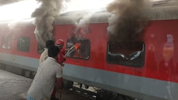Fire Breaks Out In Express Train At Vizag Station, 3 Coaches Damaged