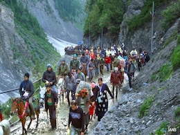 Article 370 Abrogation Anniversary: Amarnath Yatra Suspended For A Day In J&K Article 370 Abrogation Anniversary: Amarnath Yatra Suspended For A Day In J&K