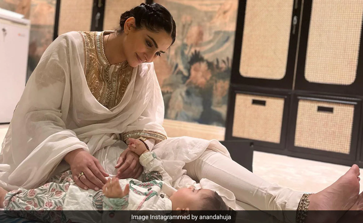 Sonam Kapoor's Aww-Dorable Birthday Wish For Son Vayu: "Being Your Mom Is The Greatest Gift"