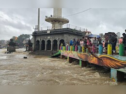 नाशिकमध्ये मुसळधार; धरणांच्या पाणीपातळीत मोठी वाढ, नदीकाठच्या गावांना सतर्कतेचा इशारा