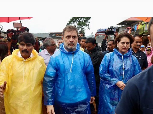Rahul Gandhi, Priyanka Visit Landslide-Hit Wayanad