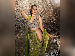Uorfi Javed In Abu Jani Sandeep Khosla's Hipster Saree Is The Ethnic Garment's Most Daring Take Uorfi Javed In Abu Jani Sandeep Khosla's Hipster Saree Is The Ethnic Garment's Most Daring Take