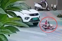 Video: 4-Year-Old Girl Falls Off Cycle, Run Over By Car In Gujarat Video: 4-Year-Old Girl Falls Off Cycle, Run Over By Car In Gujarat