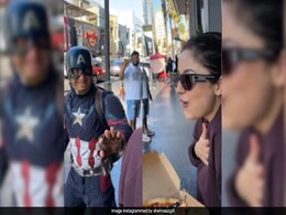 The One Where Captain America Tried Stealing Shehnaaz Gill's Food. See LOL Video The One Where Captain America Tried Stealing Shehnaaz Gill's Food. See LOL Video