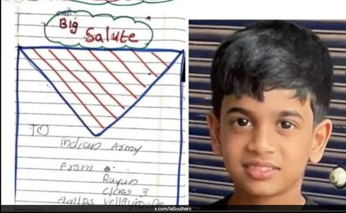 Kerala Boy Praises Indian Army's Heroic Rescue In Viral Letter; Receives Touching Reply